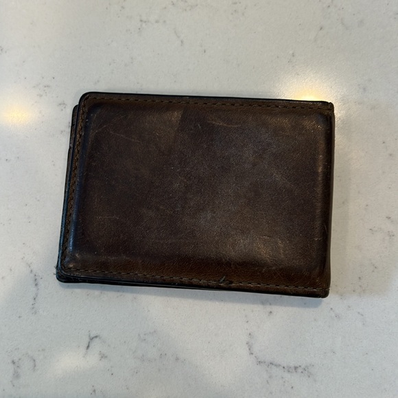 Coach men’s leather wallet - Hunter green/brown - Picture 4 of 4